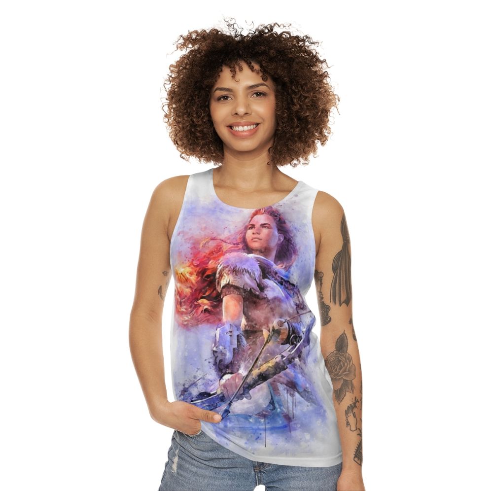 Aloy Watercolor Unisex Gaming Tank Top - women