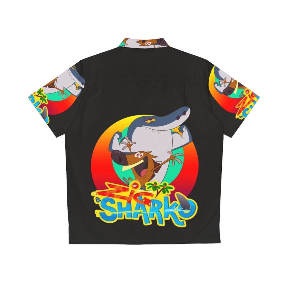 Zig and Sharko Games Hawaiian Shirt - Back