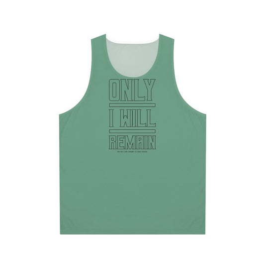 Dune "Only I Will Remain" Outline Unisex Tank Top