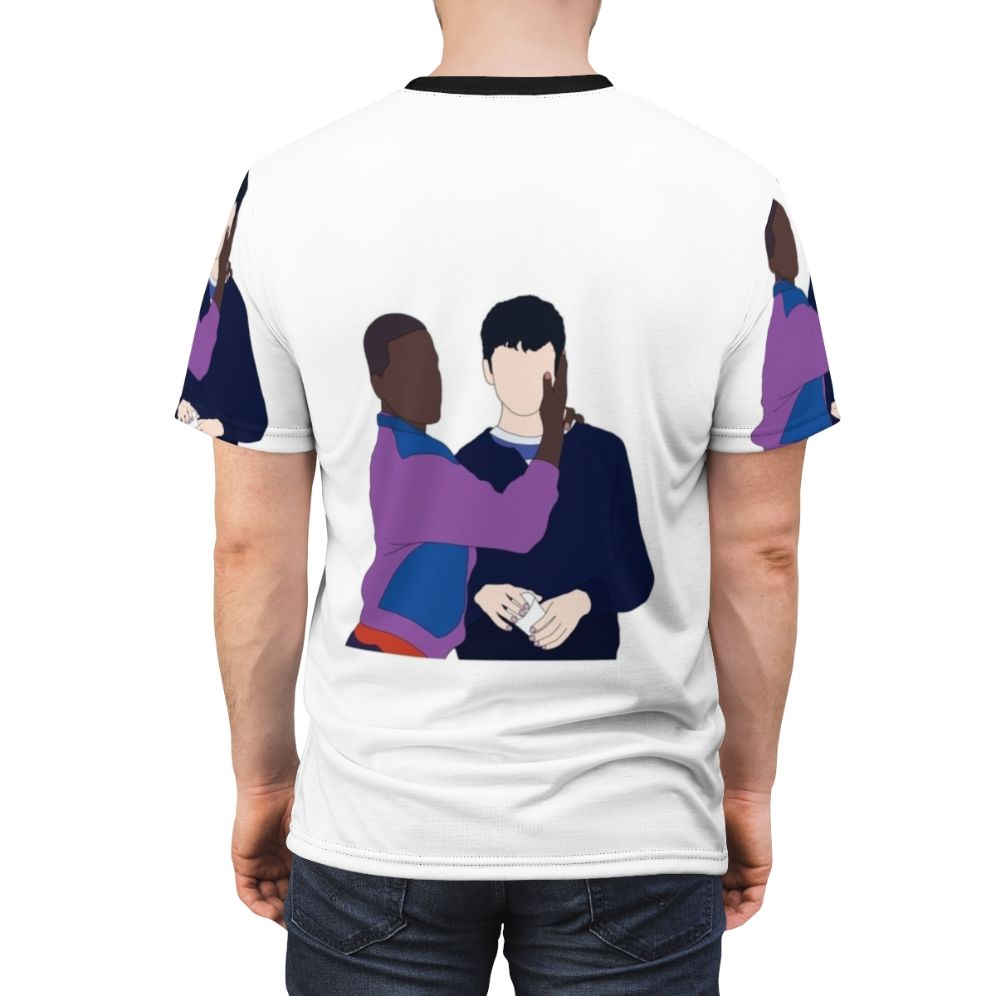 Otis and Maeve Inspired Sex Education Netflix Show Graphic T-Shirt - men back