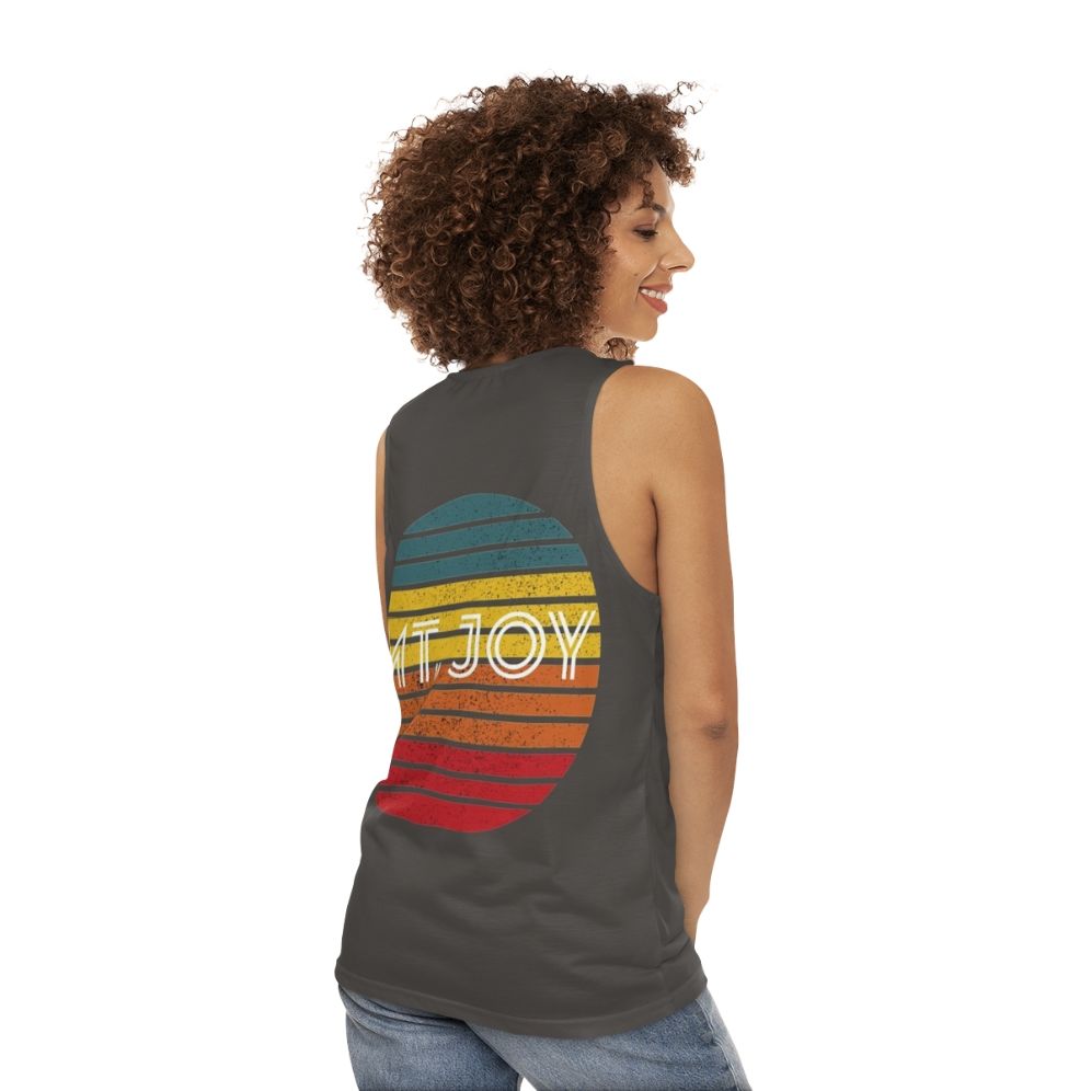 Unisex indie folk rock vintage mountain nature tank top - women back