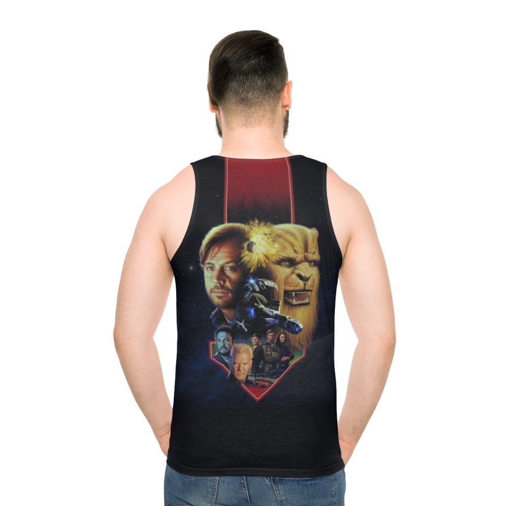 Wing Commander III Key Art Unisex Tank Top - men back