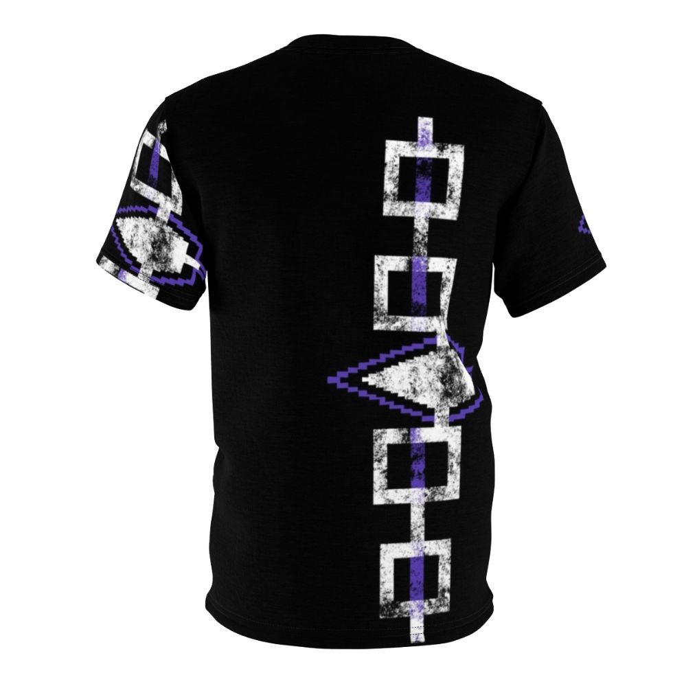 Haudenosaunee Inspired Hiawatha Belt T-shirt with Native American Tribal Design - Back