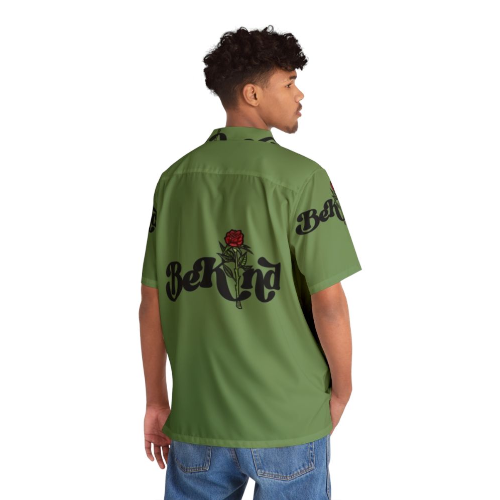 "Be Kind" Hawaiian Shirt Design - People Back