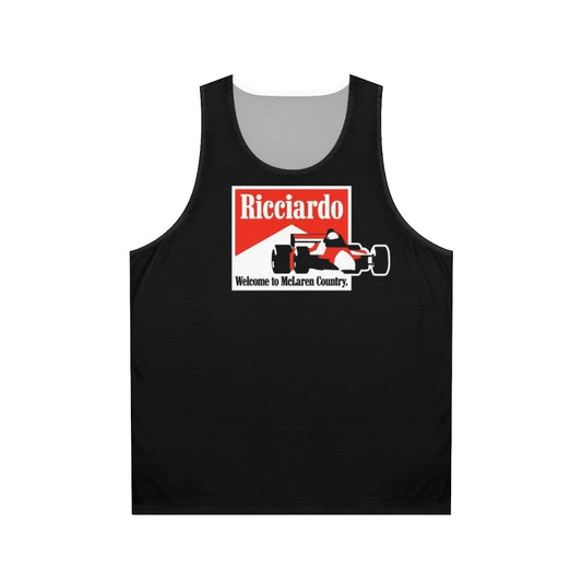 Ricciardo 2021 Unisex Formula 1 Racing Tank Top