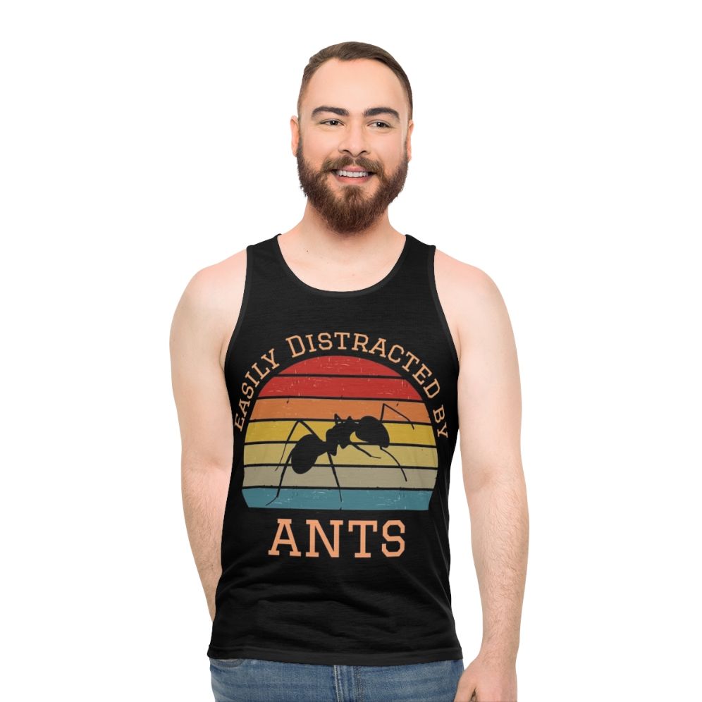 Easily Distracted By Ants Unisex Tank Top - men