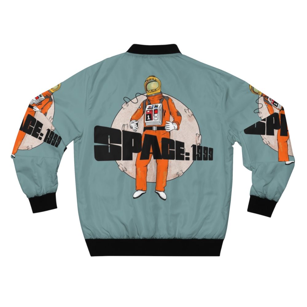 Space 1999 Astronaut Bomber Jacket with Graphic Design - Back