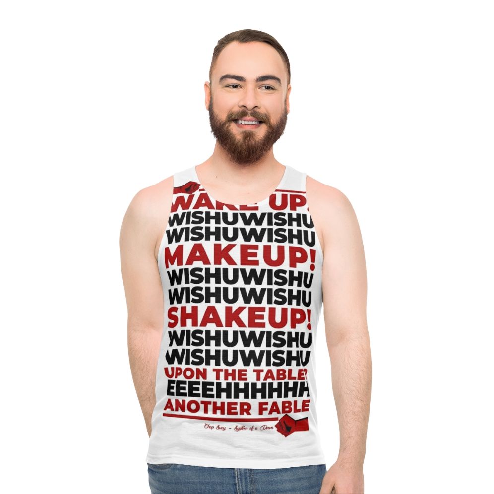 Wake Up Chop Suey Unisex Tank Top - men