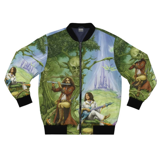 Prog rock bomber jacket with Ian Anderson and Jon Anderson design