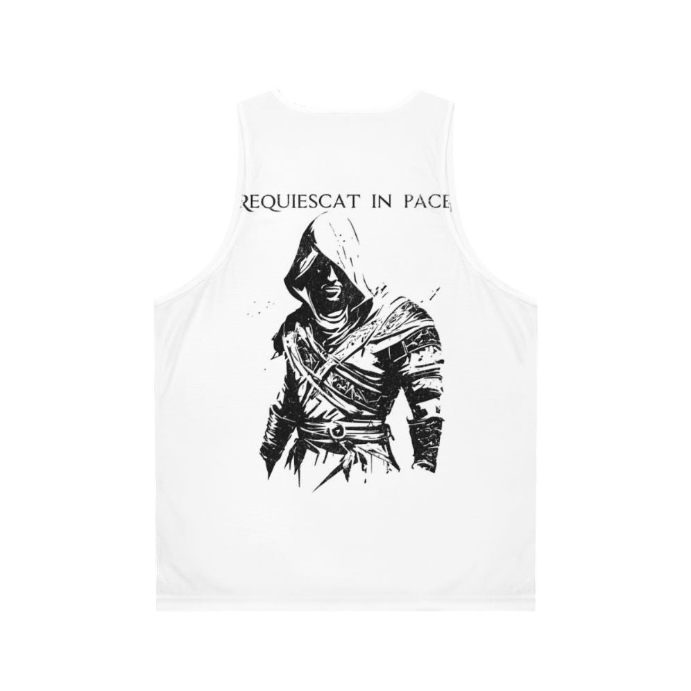 Assassin's Creed Requiescat In Pace Unisex Gaming Tank Top - Back