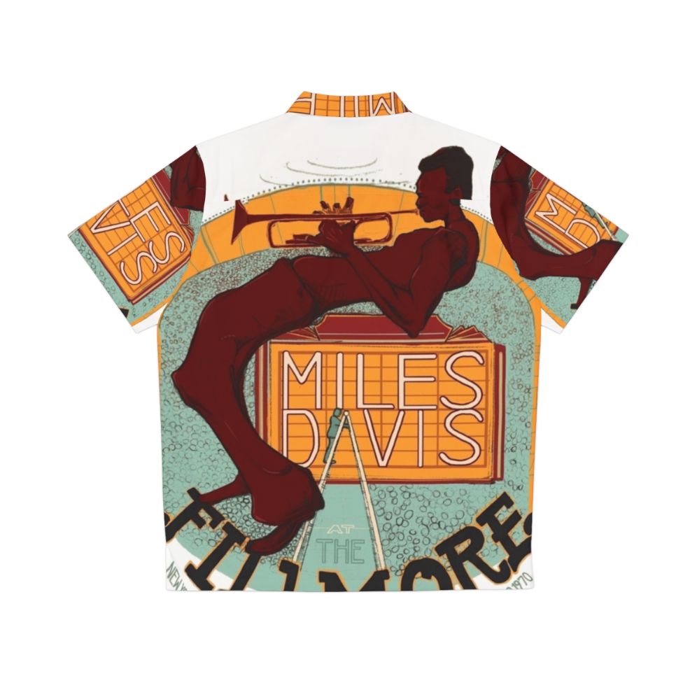 Miles Davis Jazz Hawaiian Shirt - Back