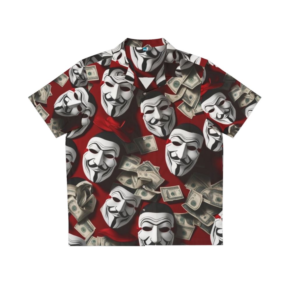 Money Heist La Casa De Papel Fan Art Hawaiian Shirt