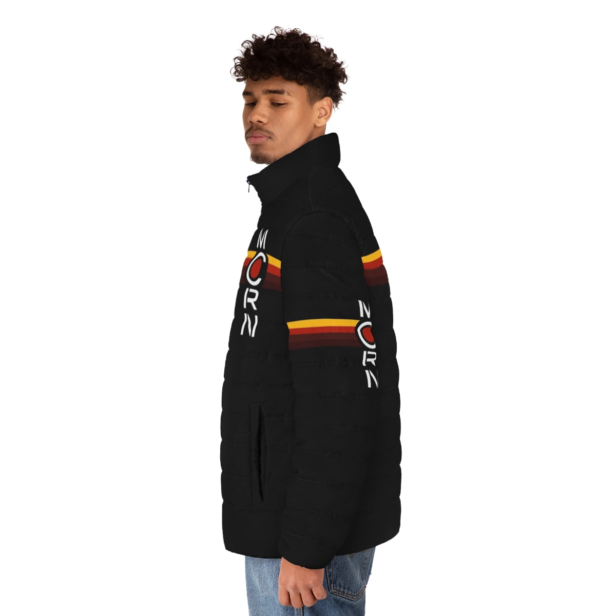 MCRN Puffer Jacket - The Expanse Inspired Futuristic Space Fashion - men side left