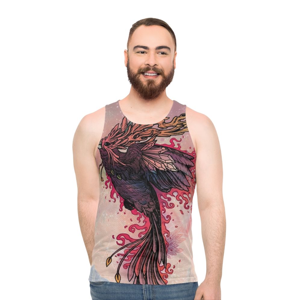 Unisex Phoenix Mythical Creature Tank Top - men