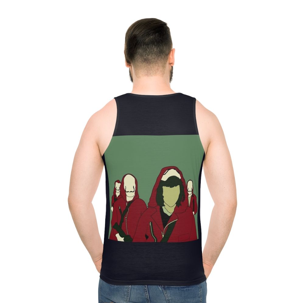 Money Heist La Casa de Papel Unisex Tank Top - men back