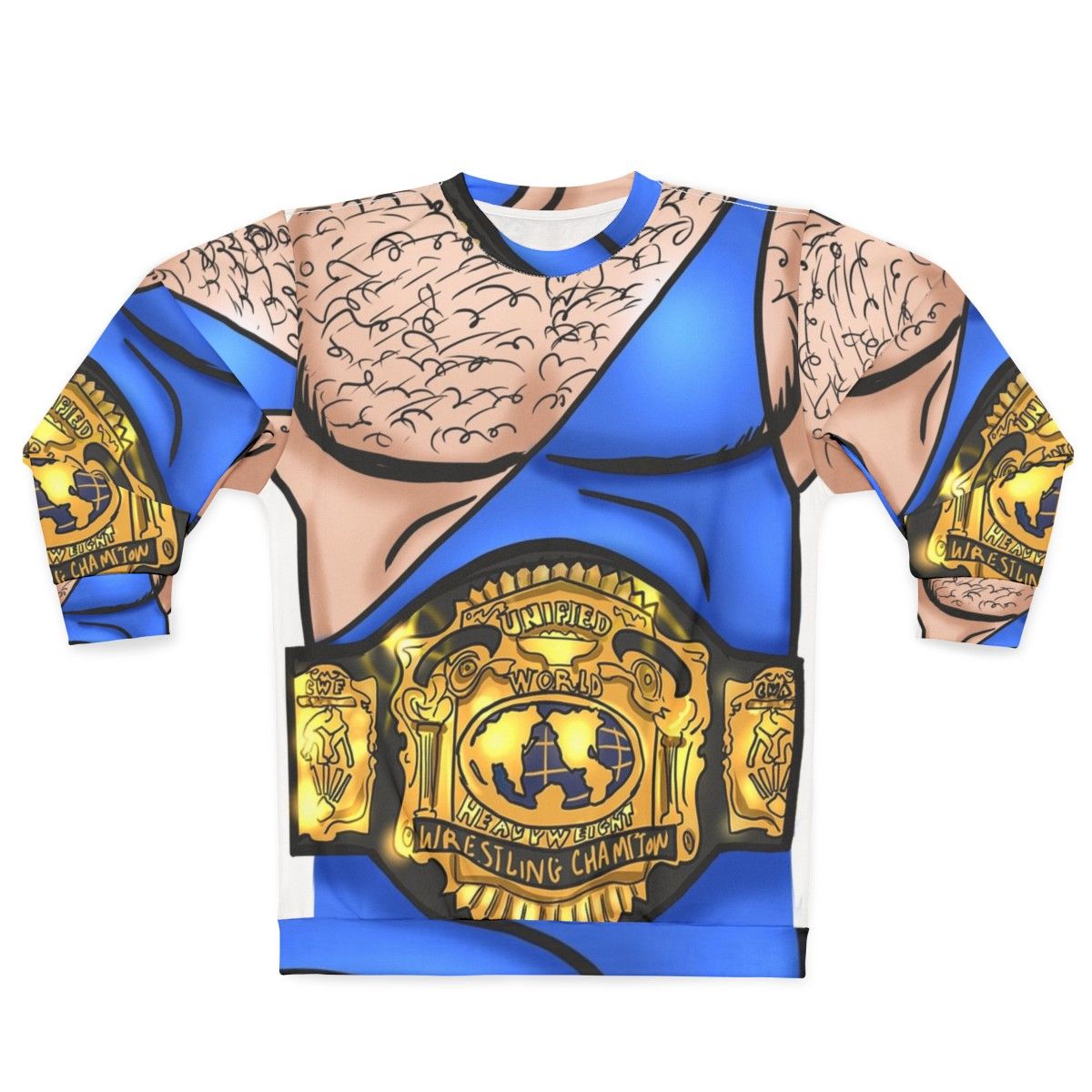 Jerry Lawler Championship Belt Wrestling Sweatshirt