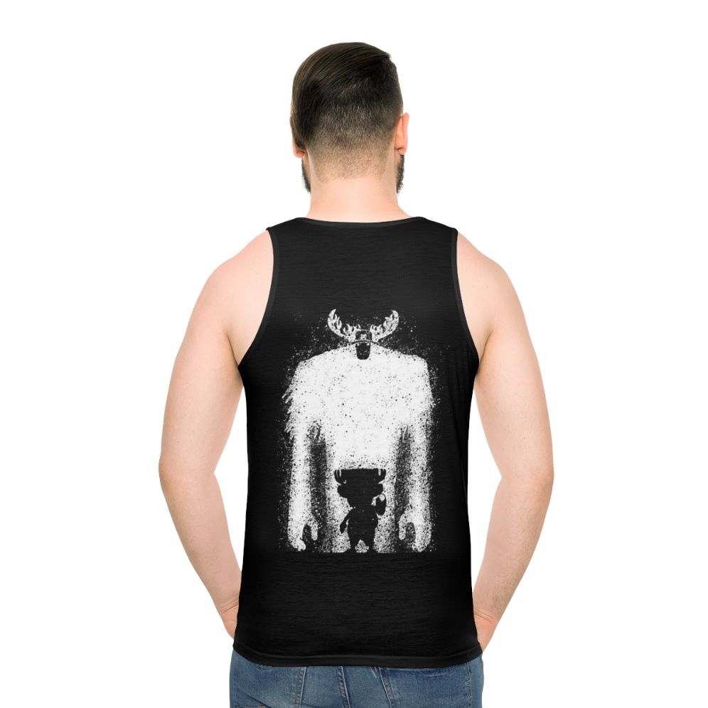 Tony Tony Chopper One Piece Silhouette Unisex Tank Top - men back