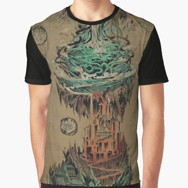 Hades Underworld Graphic T-Shirt featuring the design of Zagreus, the protagonist from the Supergiant video game Hades