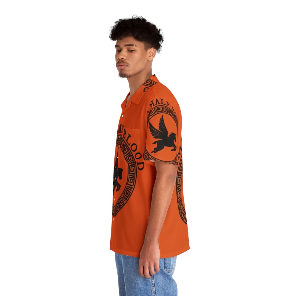 Camp Half Blood Hawaiian Shirt with Logo - People Left