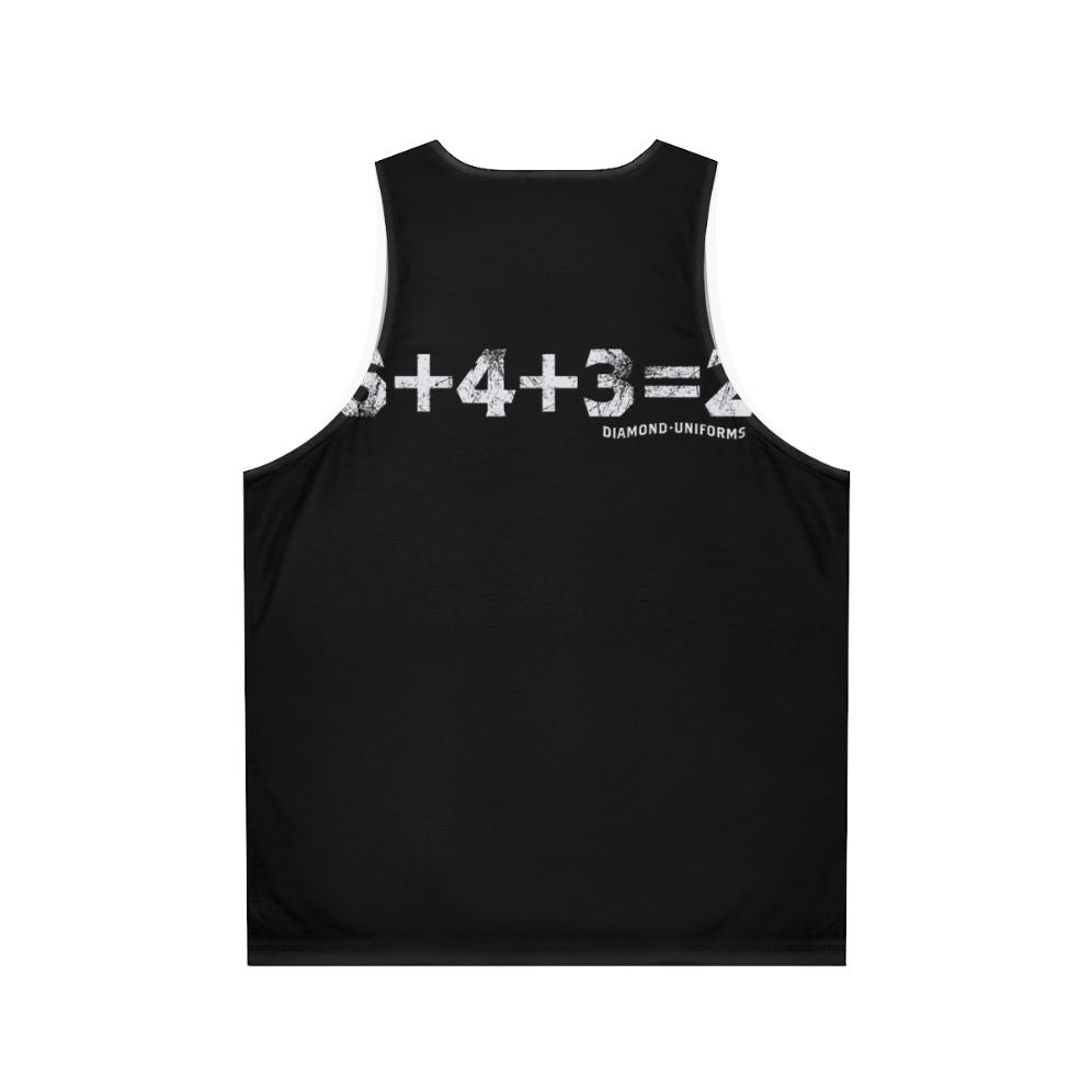 Unisex baseball tank top - Back