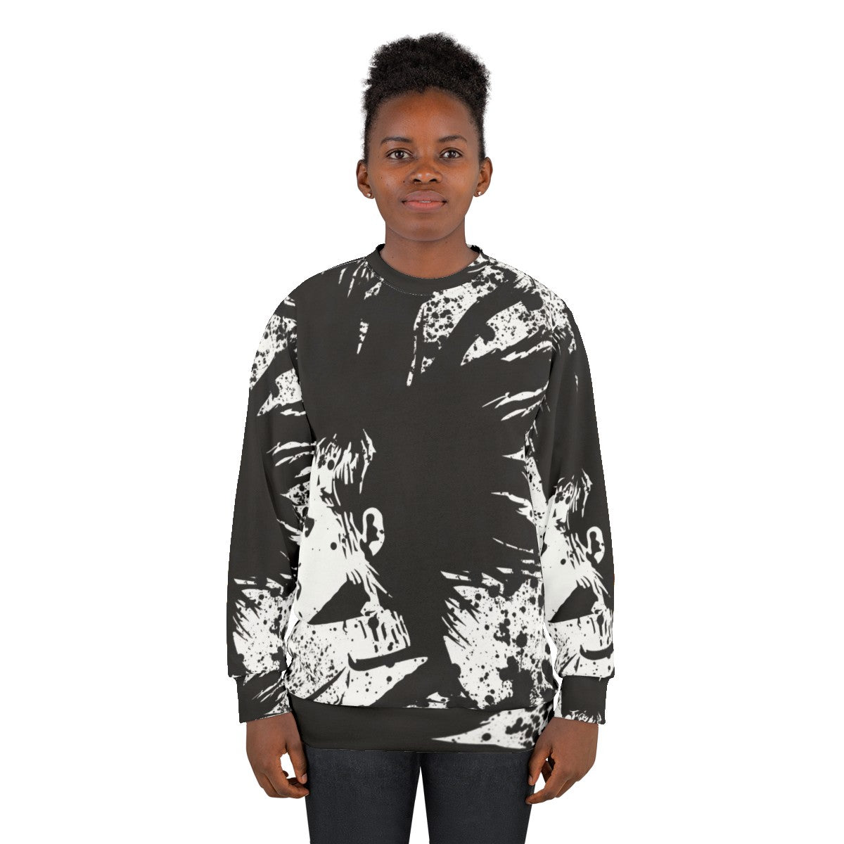 Brody Dalle punk rock sweatshirt featuring a portrait sketch of the alternative music artist - women