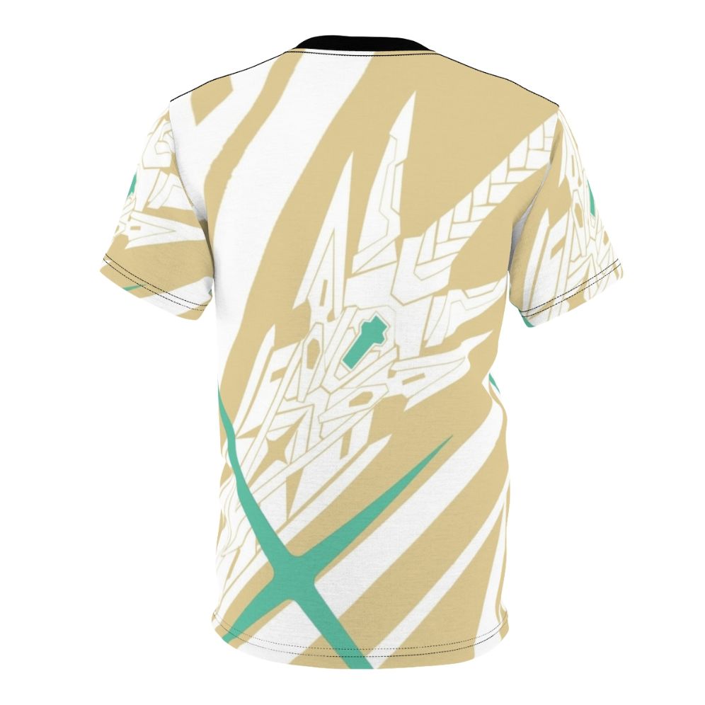 Xenoblade-inspired Aegis Mythra design on a high-quality t-shirt - Back