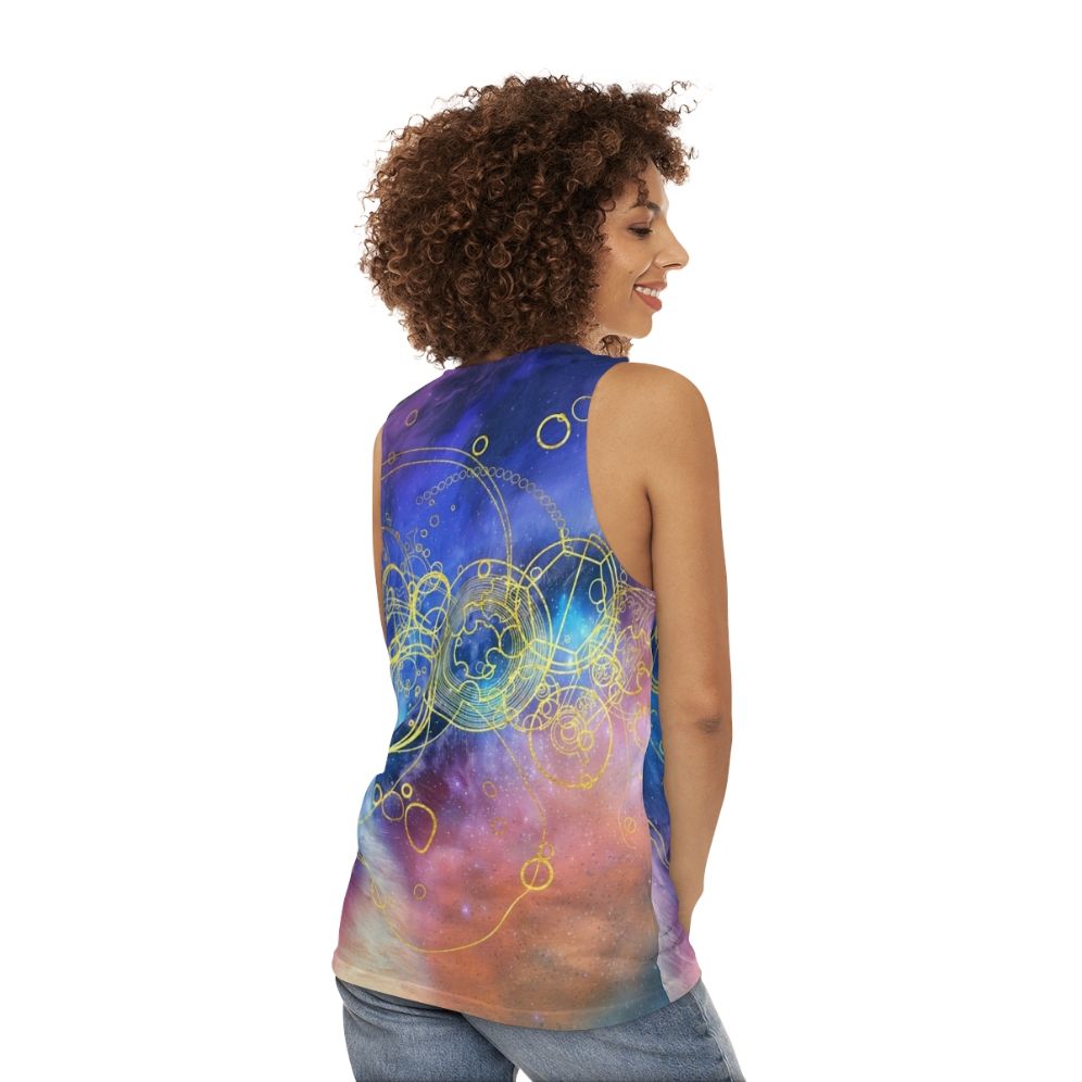 Time Lord Doctor Who Timelord Unisex Tank Top - women back