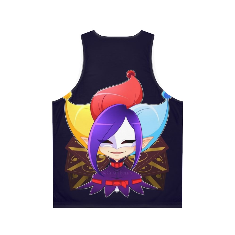 Joker Rascal Magical Girl Anime Unisex Tank Top - Back