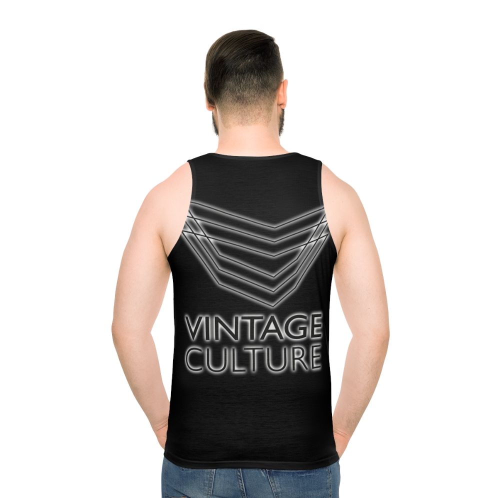 Vintage Culture Unisex Tank Top - men back