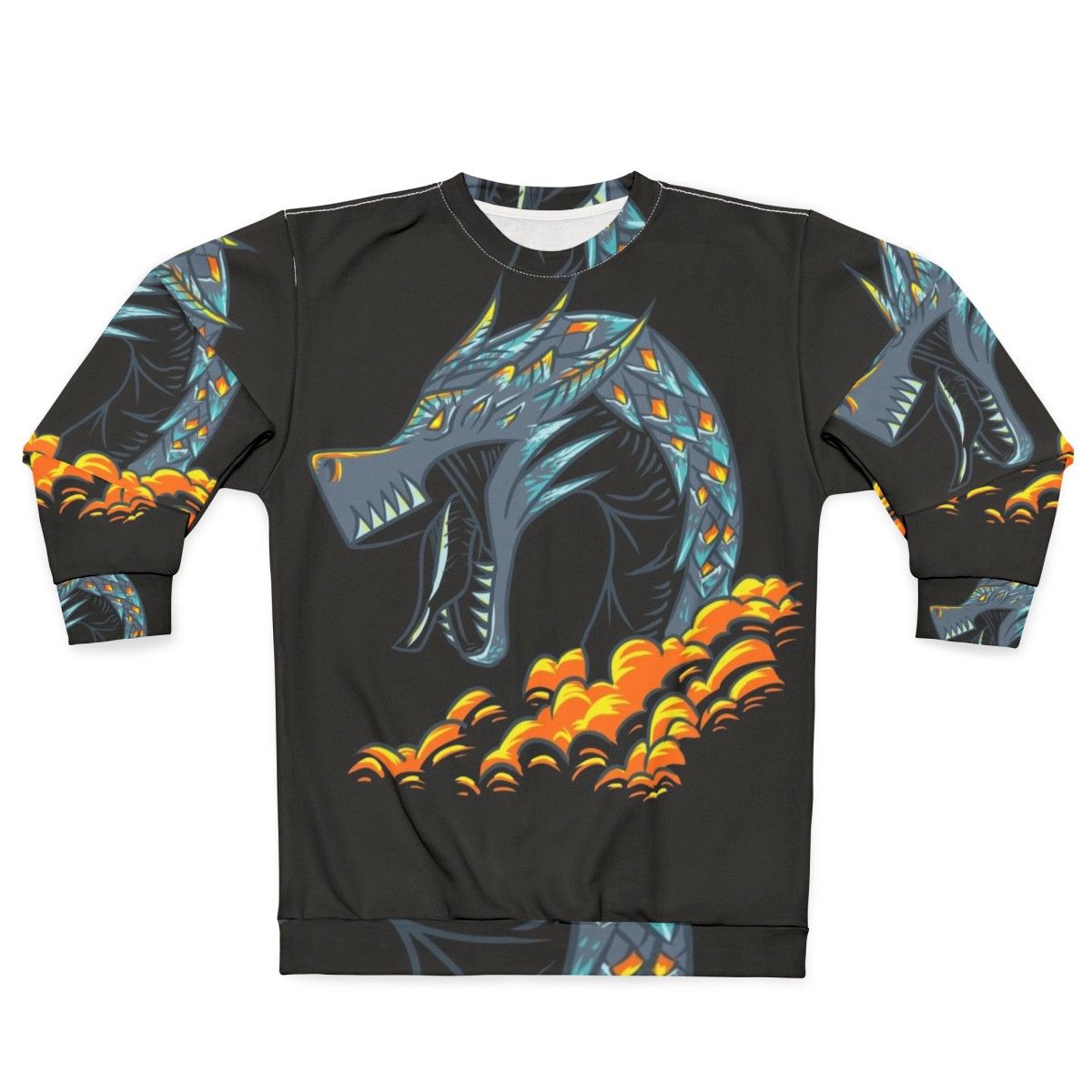 Mystic Dark Lightning Dragon Sweatshirt