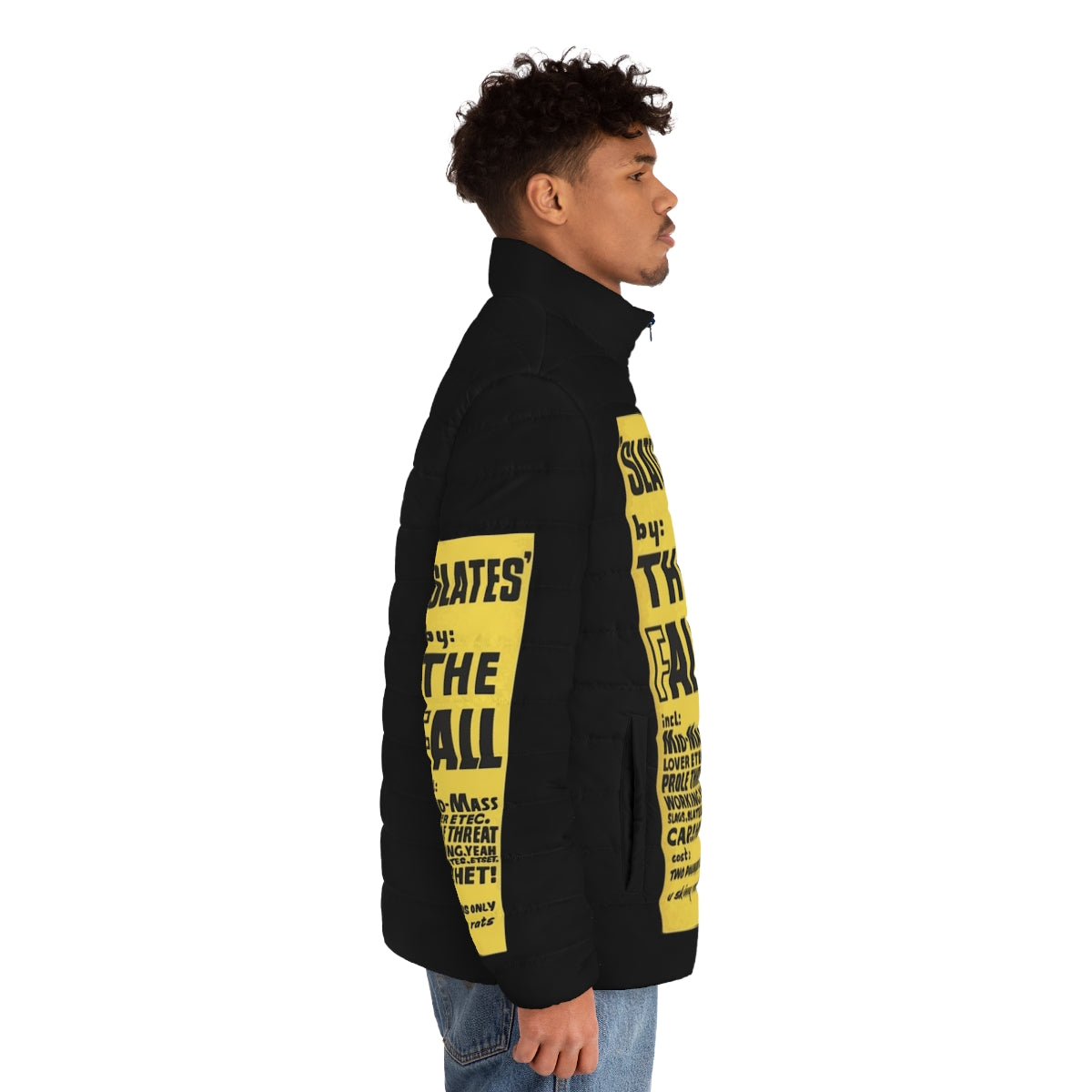 The Fall Band Mark E. Smith Slates Puffer Jacket - men side right