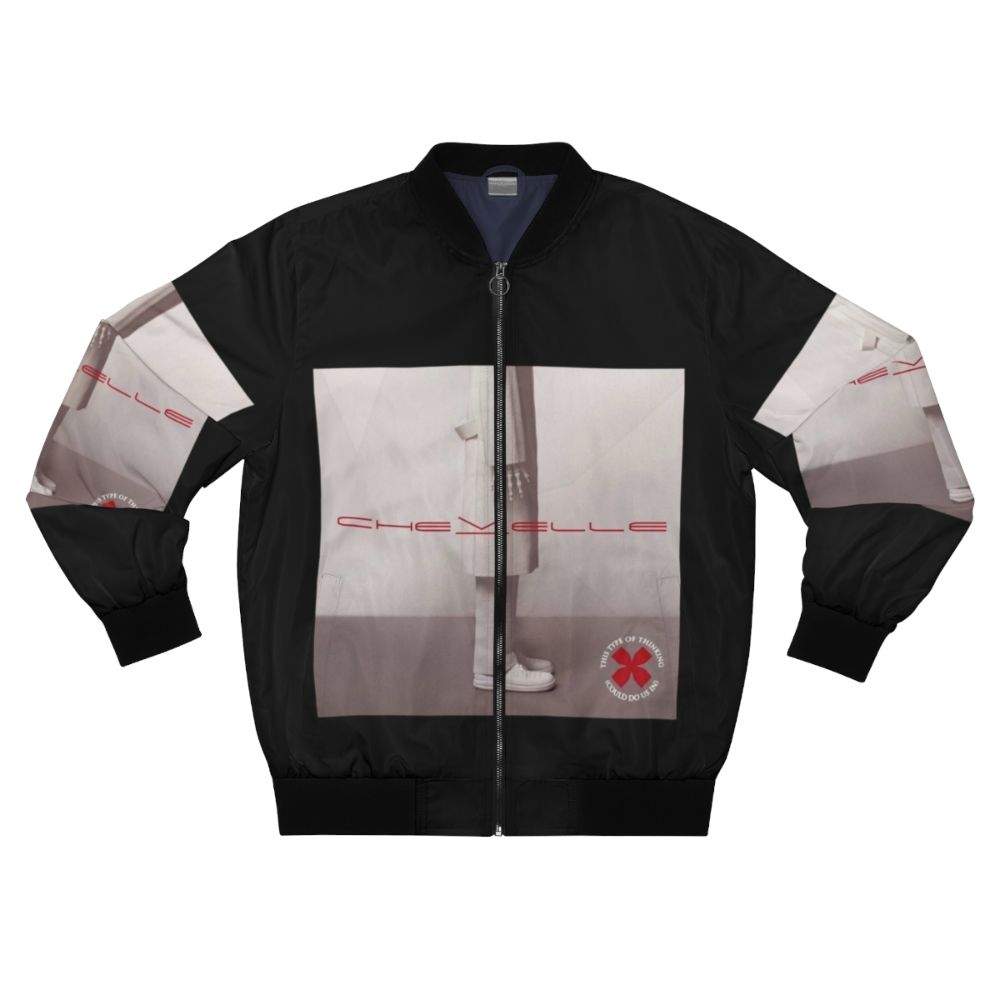 Chevelle "This Type of Thinking Could Do Us In" bomber jacket with band's logo and album artwork