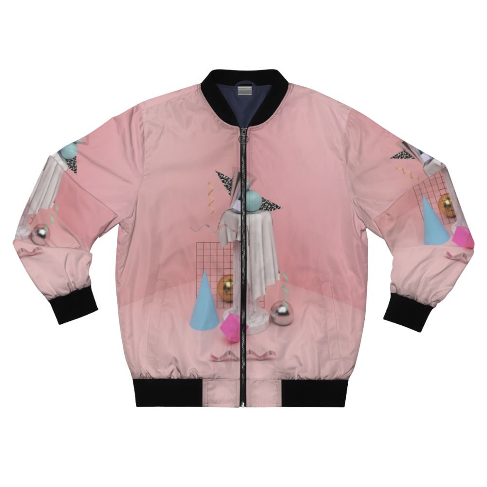 Postmodern colorful bomber jacket