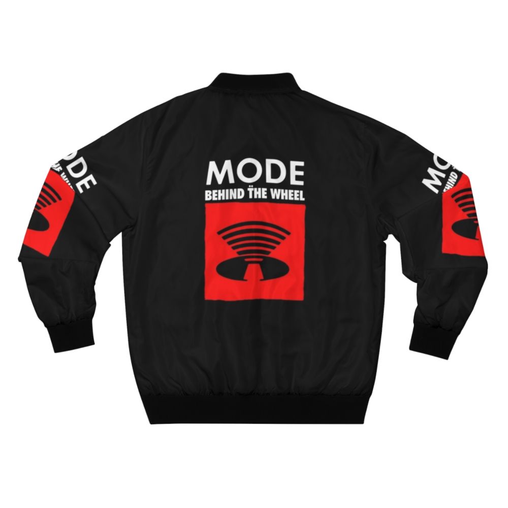 80s-inspired bomber jacket for synthpop music lovers - Back