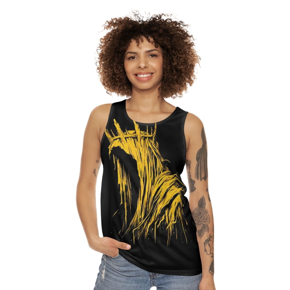 Hastur The King In Yellow Unisex Horror Tank Top - women