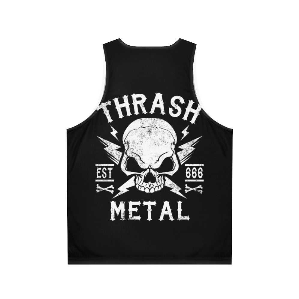 Thrash metal unisex tank top - Back