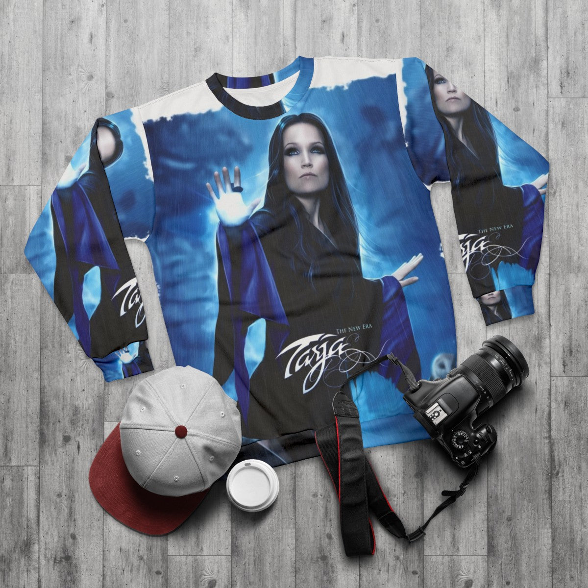 Tarja Turunen Nightwish Heavy Metal Sweatshirt - flat lay