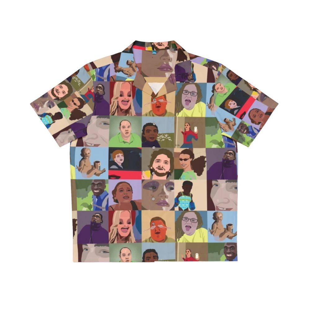 Vine Compilation Hawaiian Shirt featuring internet memes and pop culture references