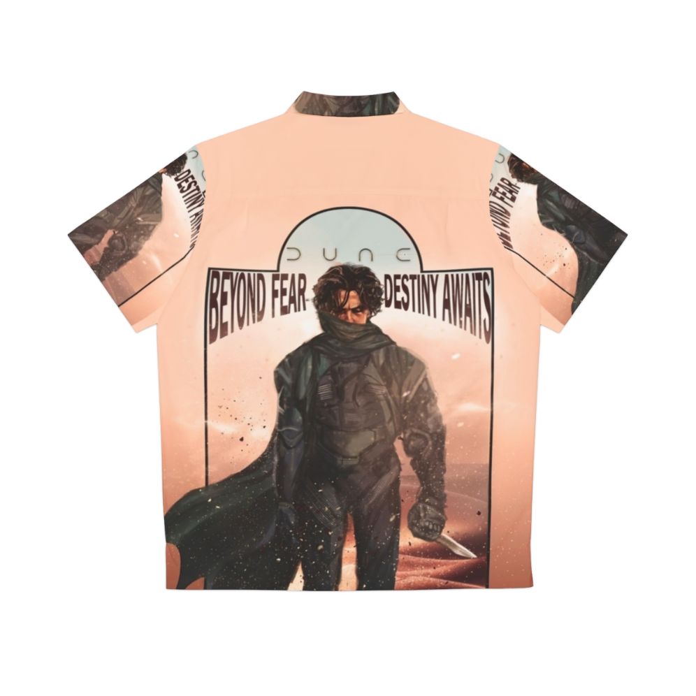 Dune 2020 Paul Atreides Hawaiian Shirt with Arrakis and quote - Back