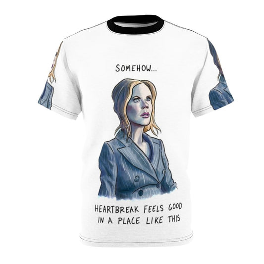 Artistic AOP T-Shirt featuring a design inspired by Nicole Kidman