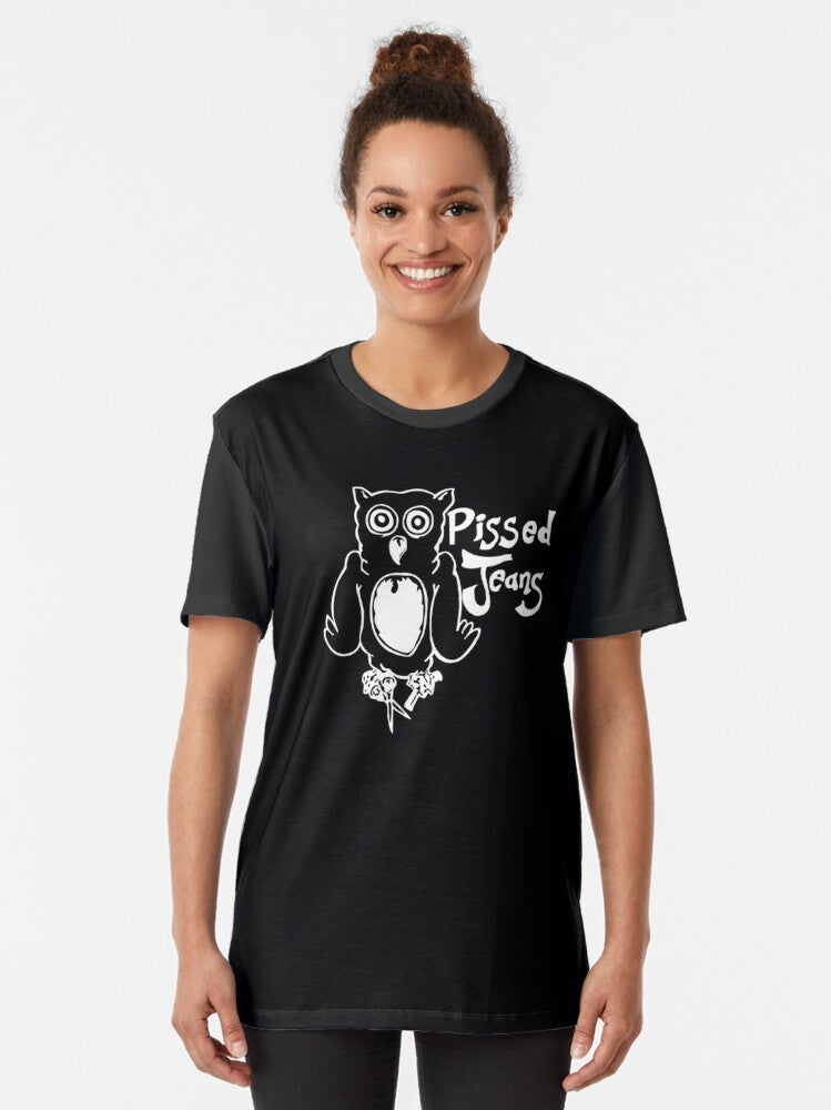 Pissed Jeans Owl Graphic T-Shirt - Women