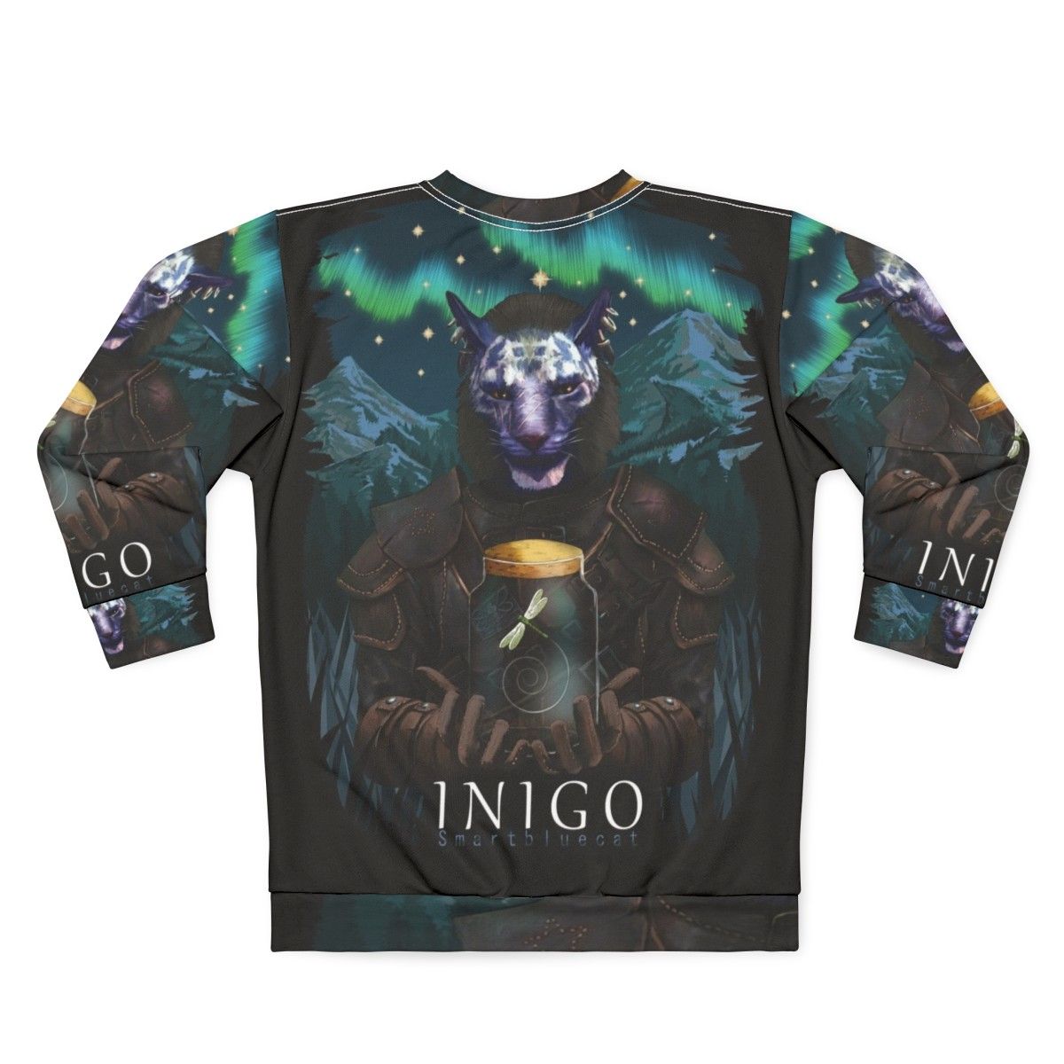 Inigo And Mr Dragonfly Gaming Sweatshirt - Back