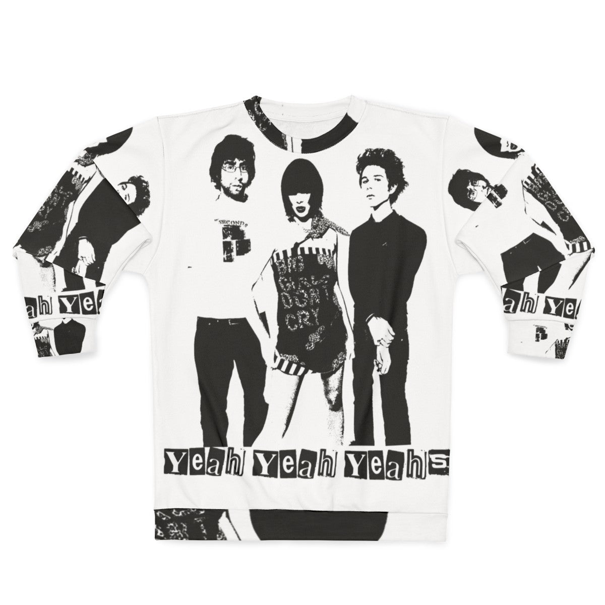 Yeah Yeah Yeahs Band Sweatshirt - 2000s Alternative Music Merchandise