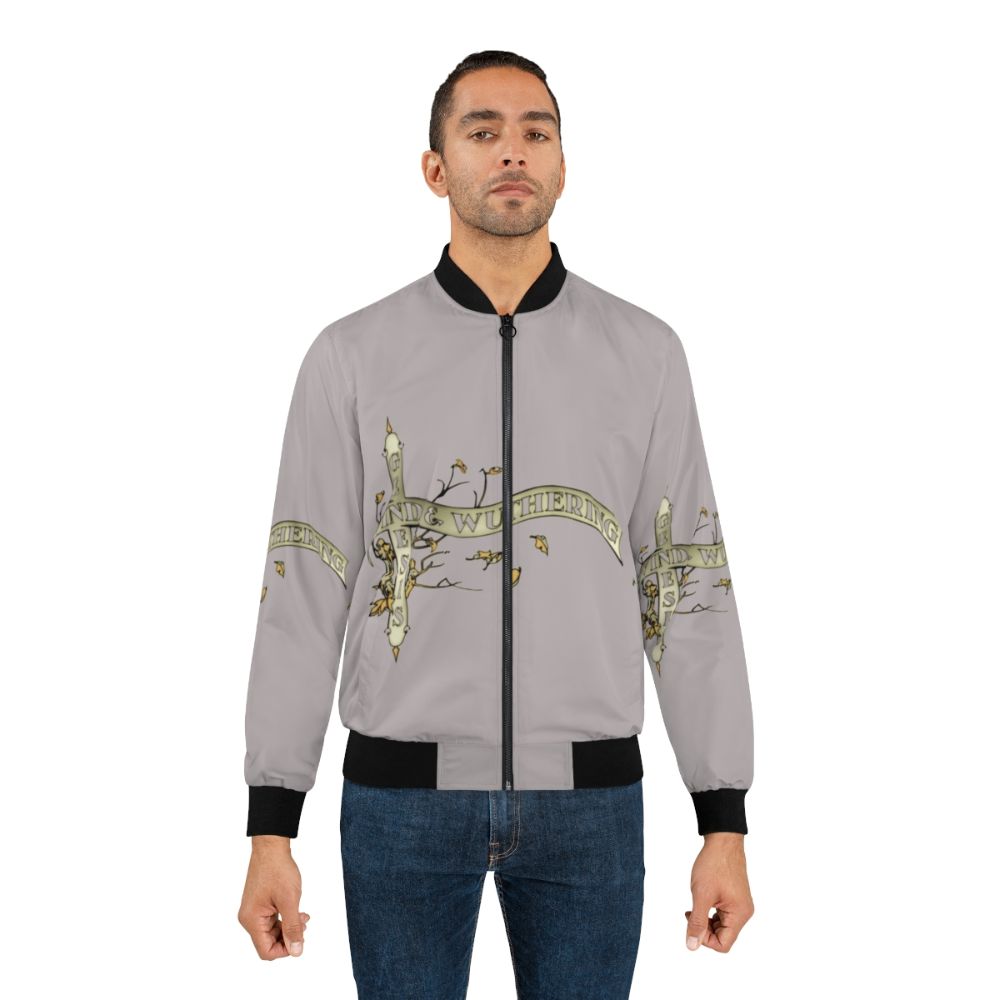 Genesis Wind & Wuthering Bomber Jacket, featuring the iconic album artwork - Lifestyle