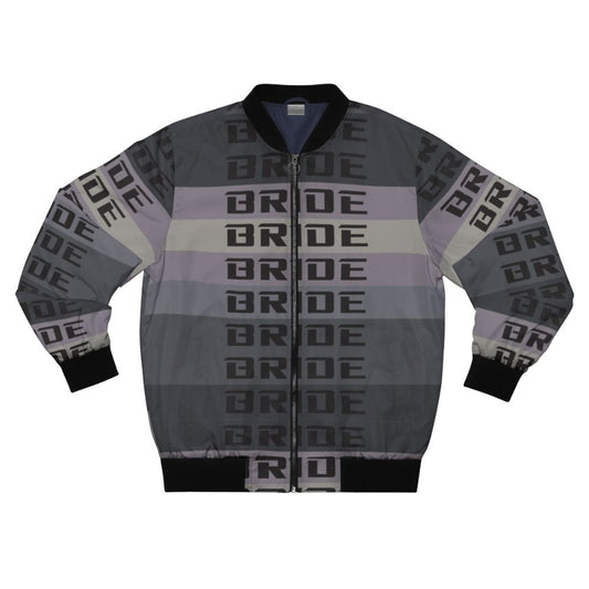 BRIDE JDM Material Bomber Jacket for Car Enthusiasts