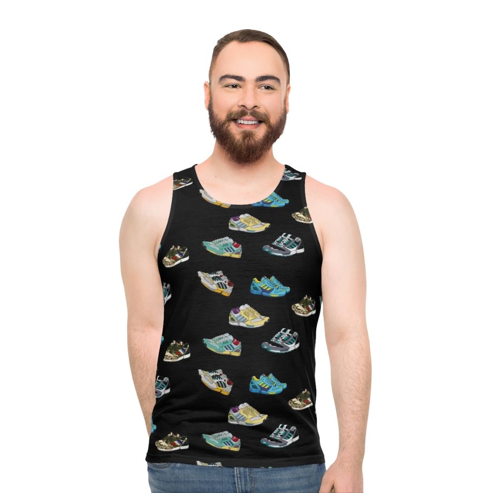 Unisex graphic tank top - men