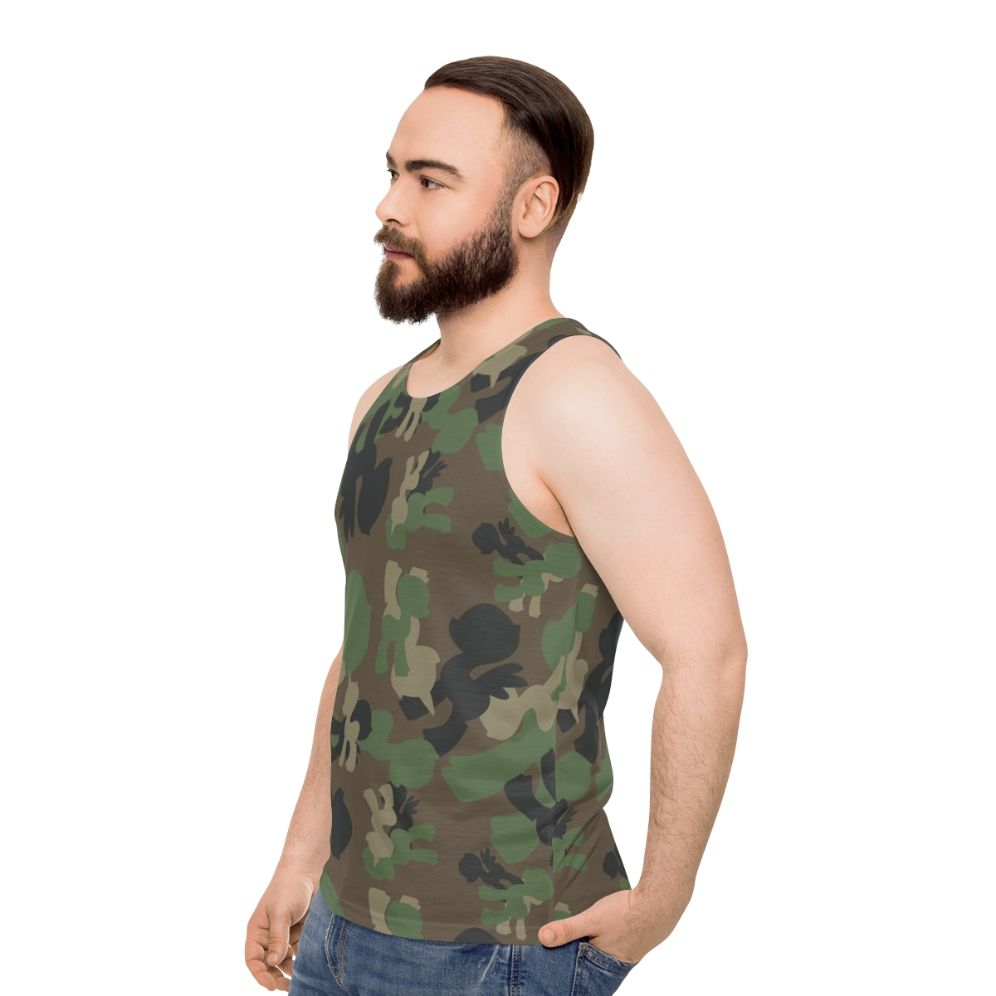 Brony Military Camo Unisex Tank Top - men side