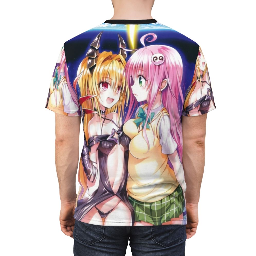 Anime-style t-shirt with Yami, the character from the popular anime series To Love Ru - men back