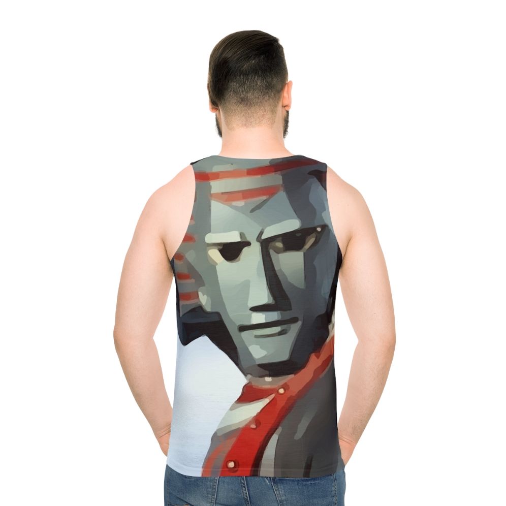 Power Punch Johnny Sokko Giant Robot Unisex Tank Top - men back