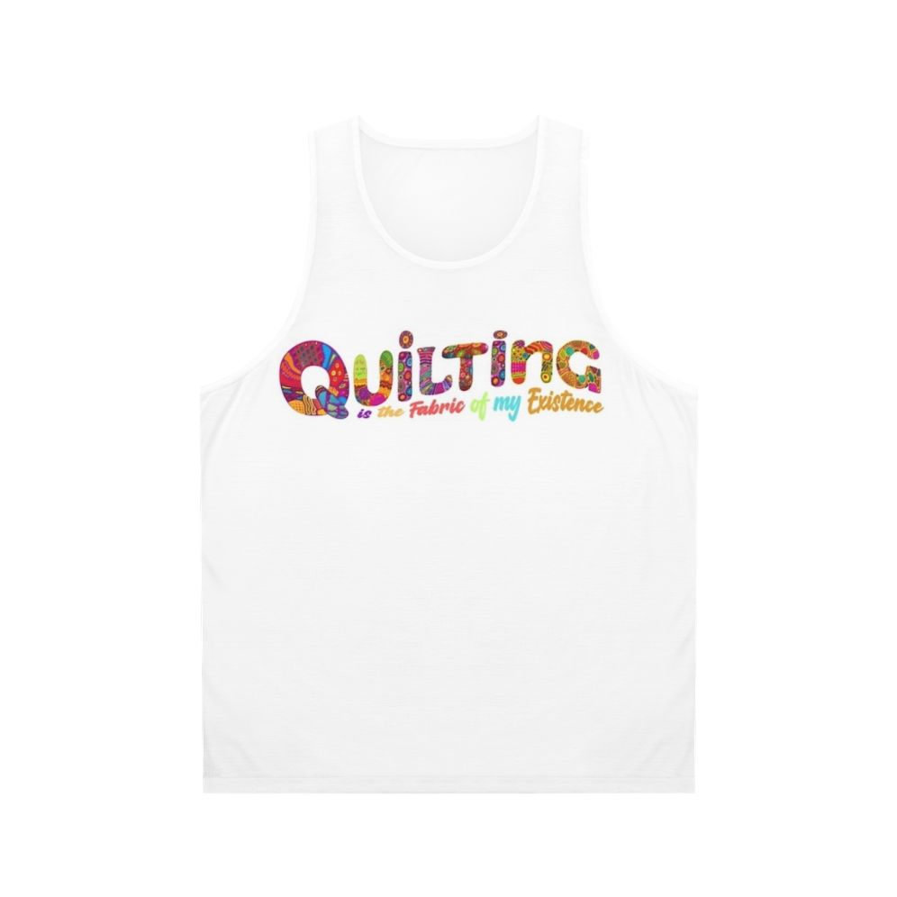 Quilted unisex tank top